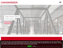Tablet Screenshot of cannondesign.com